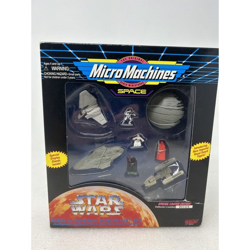 Star‎ Wars Micro Machines Rebel vs Imperial Forces Set Galoob 1996